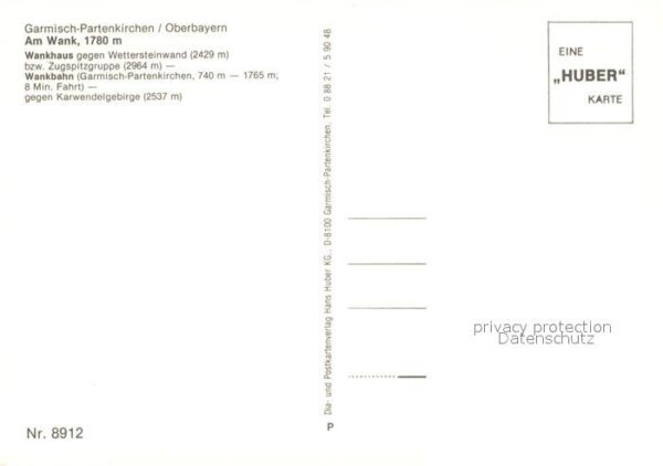 Garmisch-Partenkirchen Berghaus Wankhaus Sonnenterrasse Fernsi – Bild 2