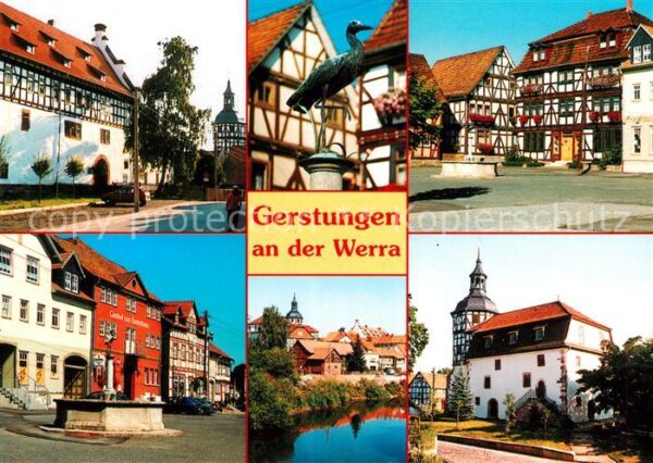 Gerstungen Teilansichten Altstadt Historische Gebä