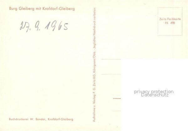 Krofdorf-Gleiberg Blick zur Burg Gleiberg – Bild 2