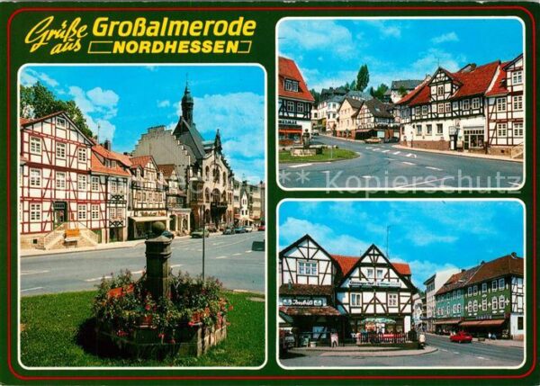 Grossalmerode Altstadt Historische Gebäude Fachwerkhä