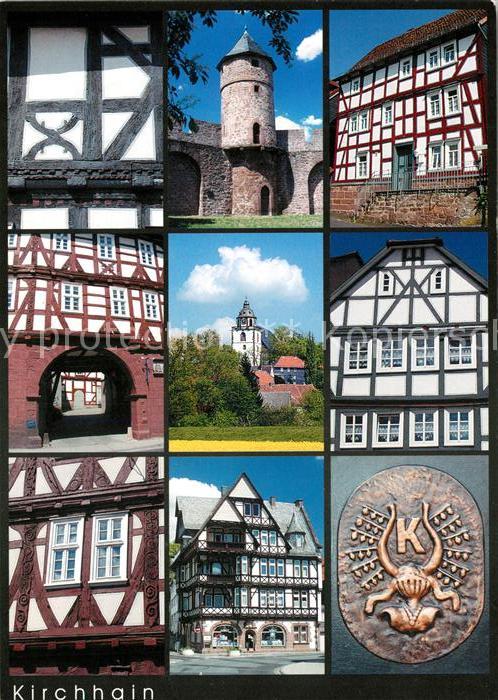 Kirchhain Hessen Historische Fachwerkhäuser Hexenturm St