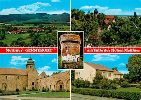 Germerode Panorama Kirche Schloss Wild- und Erhol