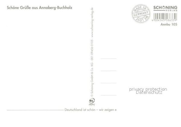 Annaberg-Buchholz Erzgebirge Uthmann Brunnen Kirche Museum Rathaus – Bild 2