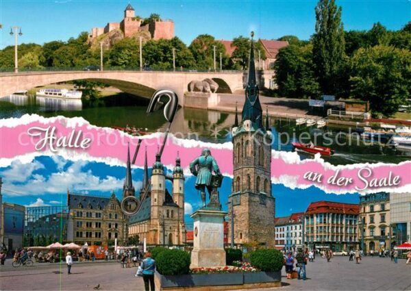 Halle Saale Brücke Burg Marktplatz Kirche Händel De