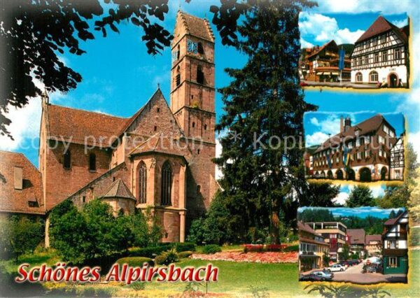Alpirsbach Kloster Kirche Fachwerkhäuser Kurstadt