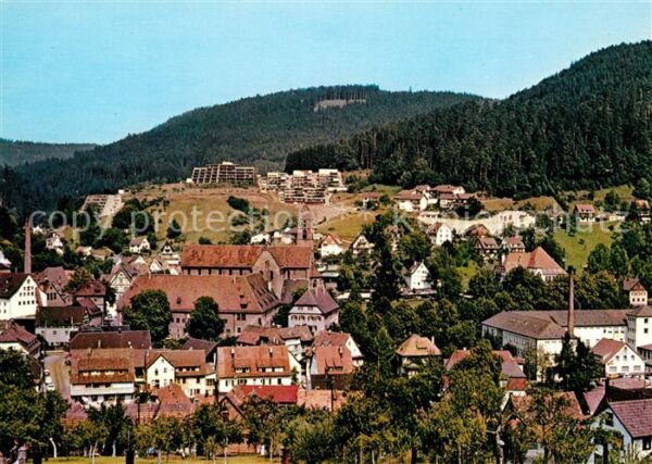 Alpirsbach Panorama Kurstadt Klosterstadt im Schwa