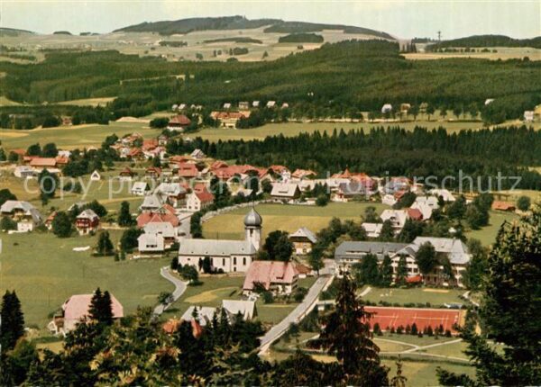 Hinterzarten Panorama Luftkurort Wintersportplatz im