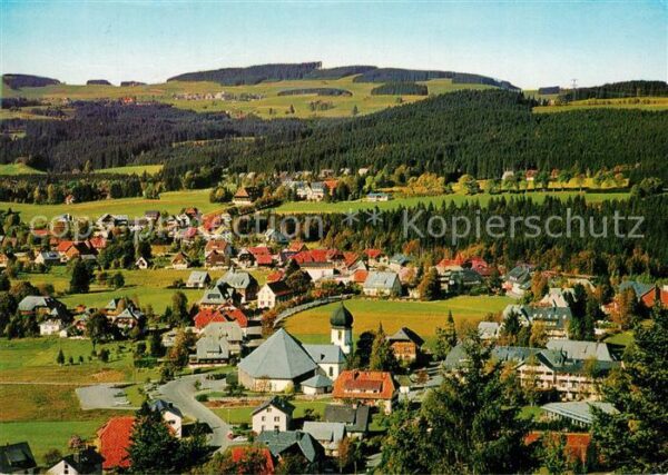 Hinterzarten Panorama Luftkurort Wintersportplatz im