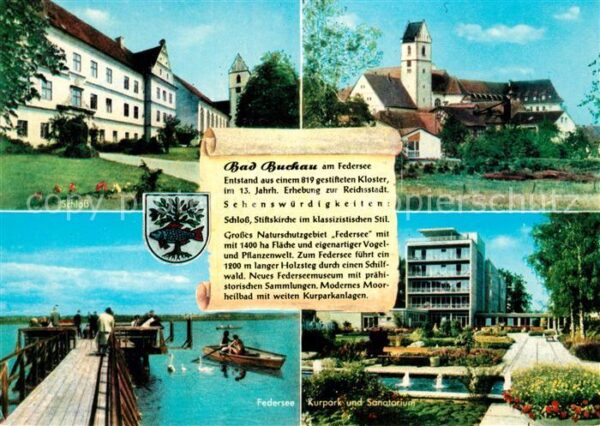 Bad Buchau Federsee Schloss Kirche Federsee Kurpark Sanator
