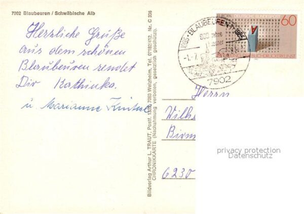 Blaubeuren Klosterkirche Kapitelhaus Blautopf Klau – Bild 2