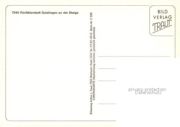Geislingen Steige Panorama Fünftälerstadt Burgen – Bild 2