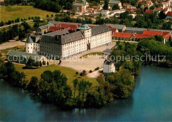 Schleswig Schlei Schloss Gottorf mit Burgsee Fliegeraufn