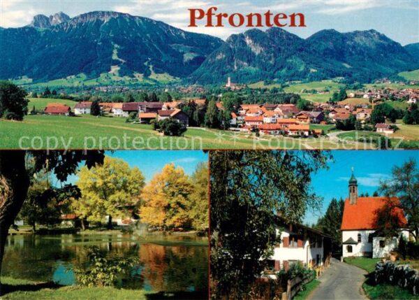 Pfronten Panorama Höhenluftkurort Allgäuer Alpen