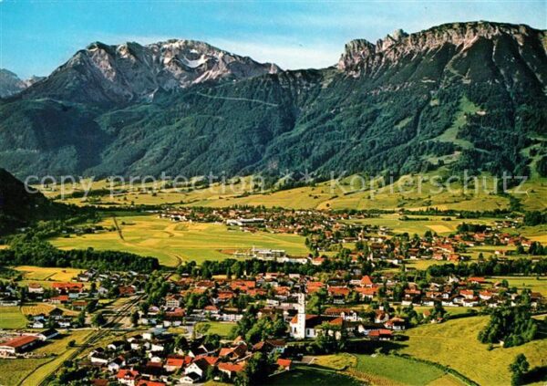 Pfronten mit Rossberg Aggenstein und Breitenberg