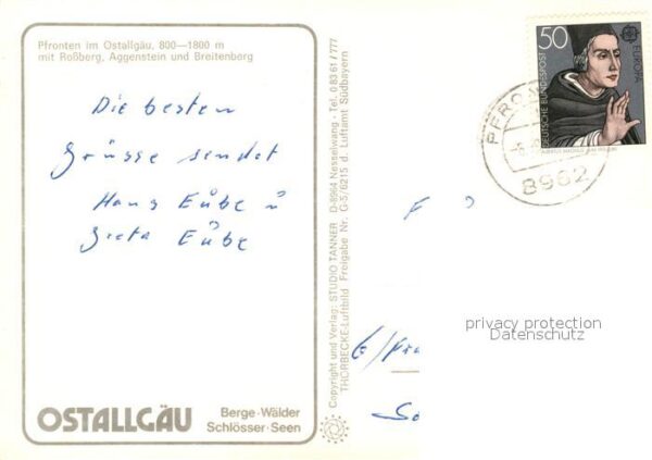 Pfronten mit Rossberg Aggenstein und Breitenberg – Bild 2