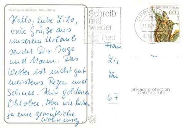 Pfronten Ortsansicht mit Kirche Allgäuer Alpen – Bild 2