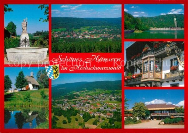 Haeusern Schwarzwald Panorama Kurort im Hochschwarzwald Brun