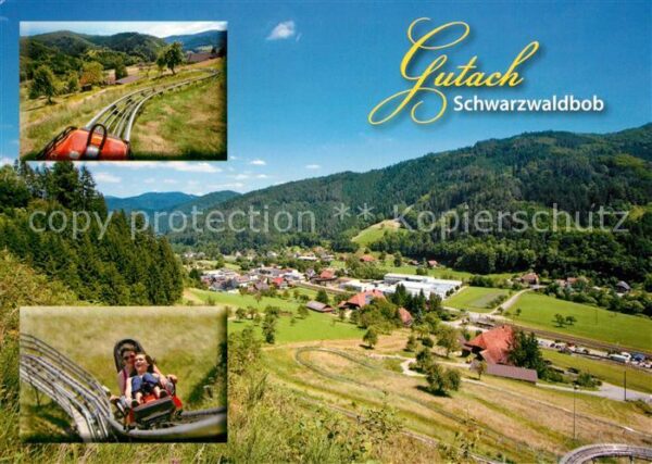 Gutach Schwarzwald Schwarzwald Rodelbahn Landschaftspanora
