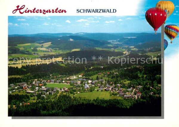 Hinterzarten Kurort im Schwarzwald Ballonfahren Flie