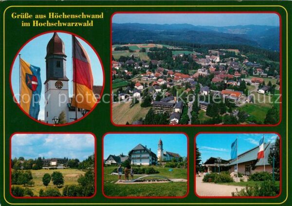 Hoechenschwand Kurort Hochschwarzwald Fliegeraufnahme