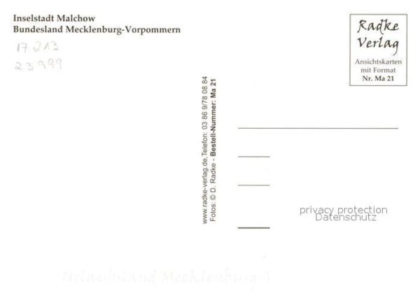 Malchow Blick übers Wasser zur Klosterkirche Me – Bild 2