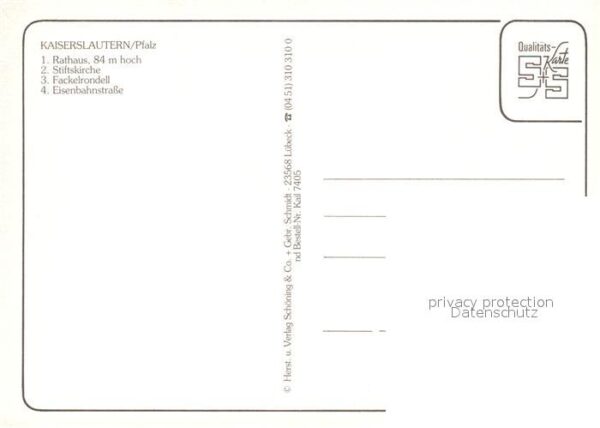 Kaiserslautern Rathaus Stiftskirche Fackelrondell – Bild 2