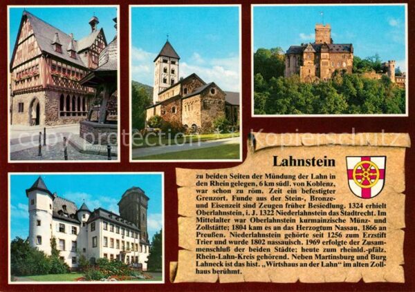 Lahnstein Altes Rathaus Johanniskirche Burg Lahne