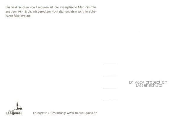 Langenau Wuerttemberg Evangelische Martinskirche – Bild 2