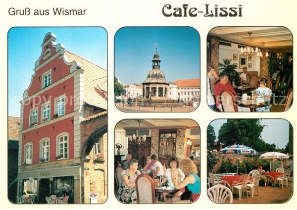 Wismar Mecklenburg Cafe Lissi Markt