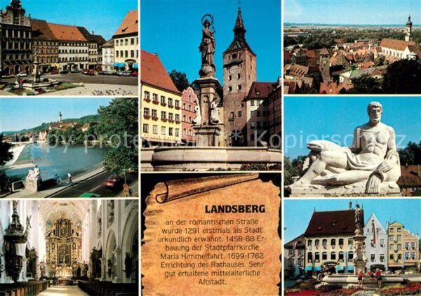 Landsberg Lech Stadtpfarrkirche Maria Himmelfahrt