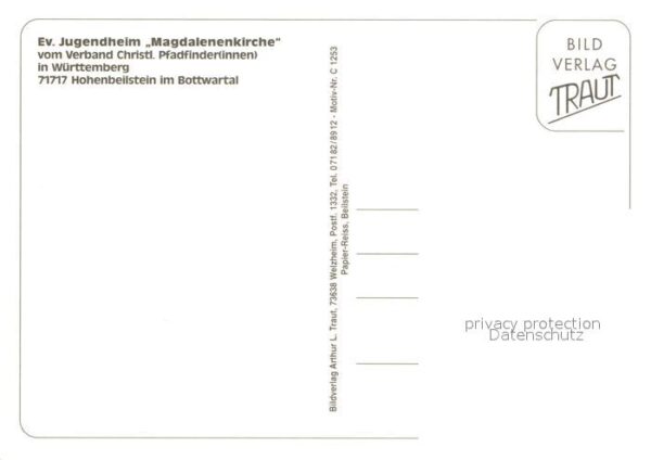 Beilstein Wuerttemberg Evangelische Jugendheim Magdalenenkirch – Bild 2