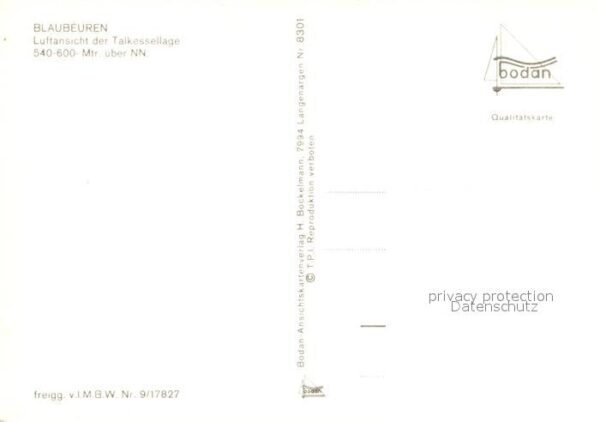 Blaubeuren Fliegeraufnahme Talkessellage Seissen R – Bild 2