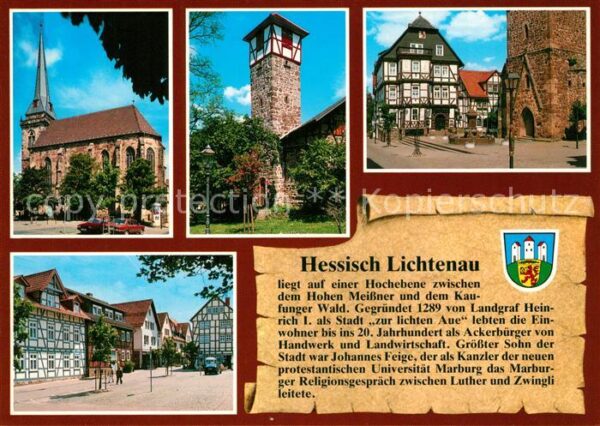Hessisch Lichtenau Evangelische Pfarrkirche Nachtturm Alte