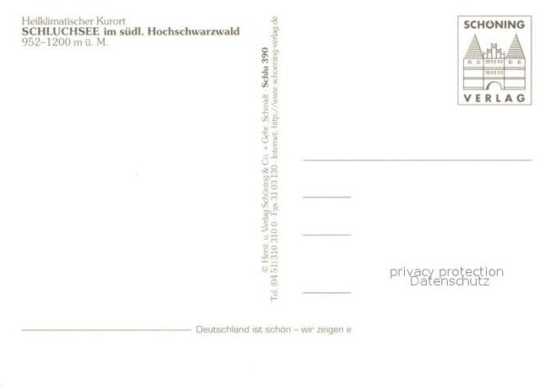 Schluchsee Fliegeraufnahme Ortsmitte Kirchplatz – Bild 2