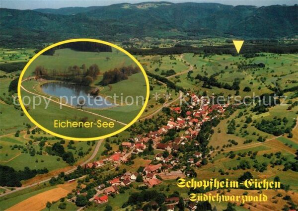 Eichen Schopfheim Fliegeraufnahme Eichener-See