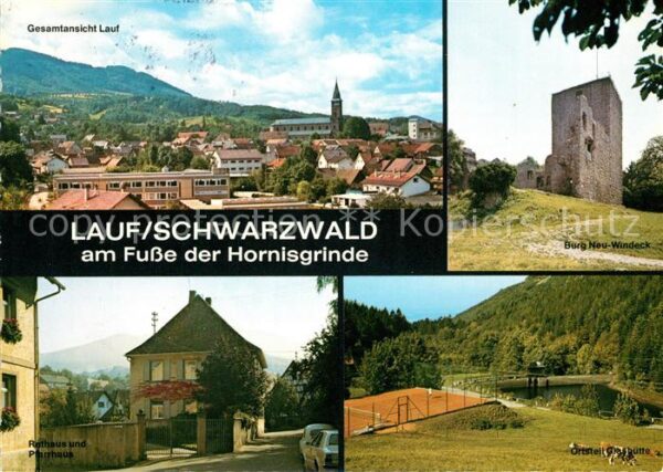 Lauf Baden Burg Neu-Windeck Glashütte Rathaus