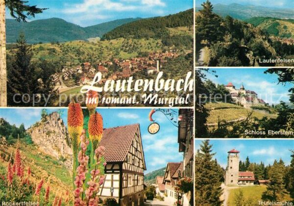 Lautenbach Gernsbach Lautenfelsen Schloss Eberstein Teufelsm