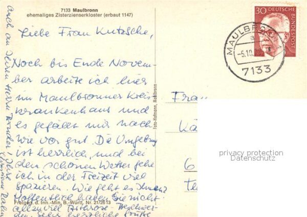 Maulbronn Fliegeraufnahme Zisterzienserkloster – Bild 2