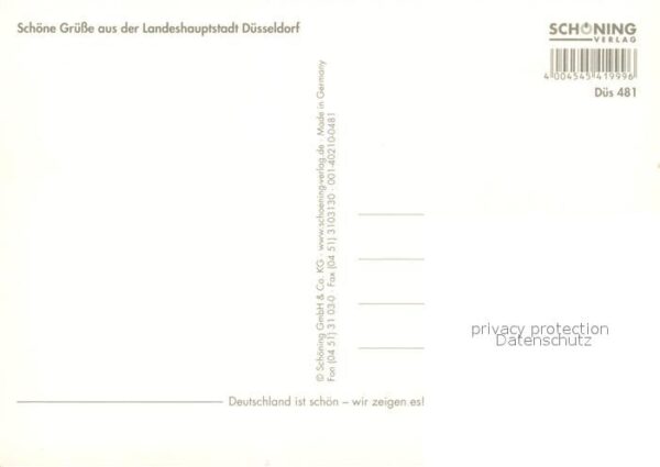 Duesseldorf Rheinufer Schloss Turm – Bild 2