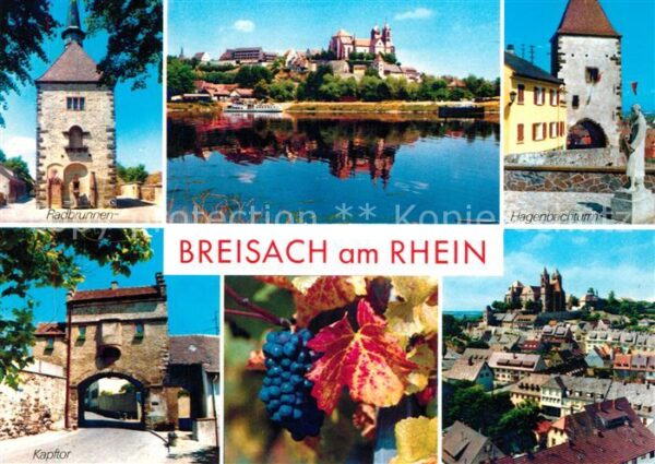 Breisach Rhein Radbrunnen Münster Hagenbachturm Kapfto