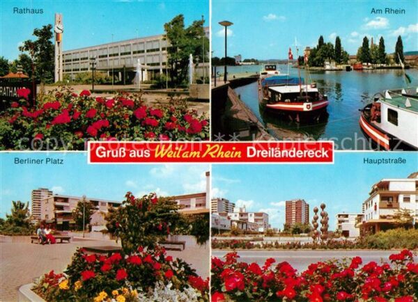 Weil am Rhein Rathaus Rheinpartie Berliner Platz Haup