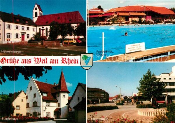 Weil am Rhein Heimatmuseum Freibad Laguna Stapfelhaus