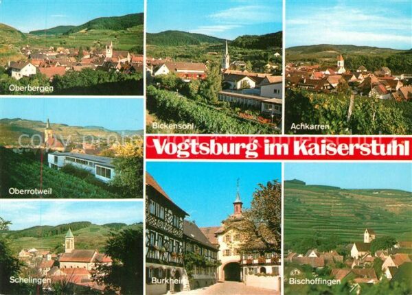 Vogtsburg Kaiserstuhl Oberbergen Oberrotweil Schelingen Bicke