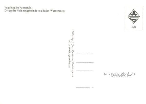 Vogtsburg Kaiserstuhl Oberbergen Oberrotweil Schelingen Bicke – Bild 2