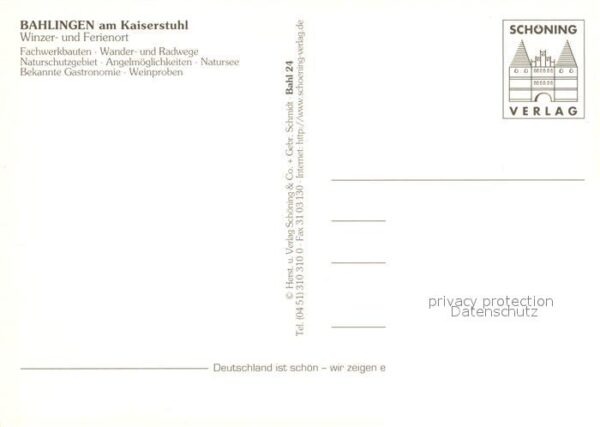 Bahlingen Wirtshausschild Fachwerkhaus Skulptur K – Bild 2