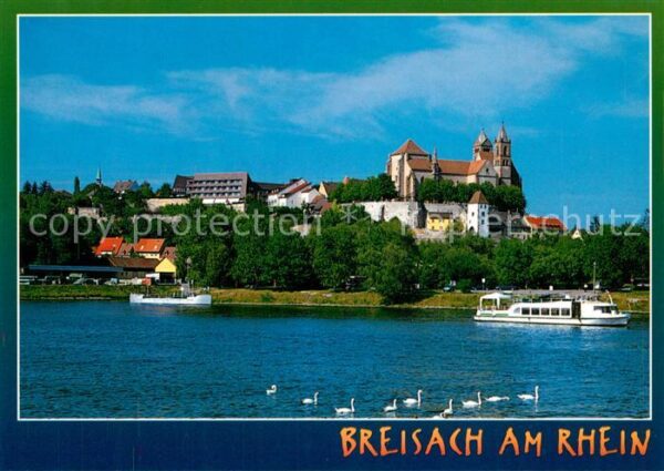 Breisach Rhein Stephansmünster Rheinpartie