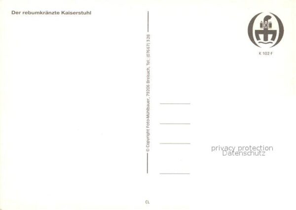 Kaiserstuhl Region Panoramakarte – Bild 2