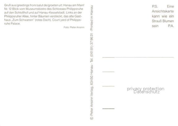 Hanau Main Museumsbistro des Schlosses Philippsruh – Bild 2