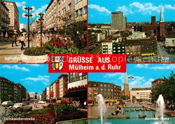 Muelheim Ruhr Schlossstrasse City Leineweberstrasse B