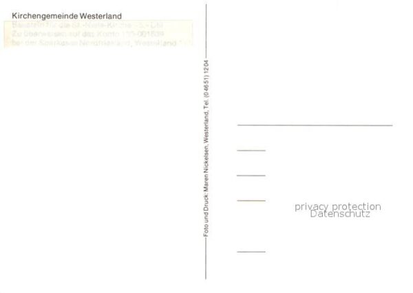Westerland Sylt Kirche – Bild 2